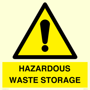 HAZARDOUS WASTE STORAGE